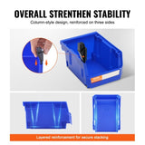 VEVOR Plastic Storage Bin, , Hanging Stackable Storage Organizer Bin, V952-DDWLX24J0000UOOGSV0