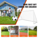 Portable Soccer Goal, 3.7x1.8M Soccer Adults Kids Backyard Soccer Large Practice Soccer V952-PVCZQMPVC1262YDO0V0