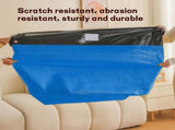 4-Pack 180L Extra-Large Storage Bags, Heavy-Duty, Wear-Resistant, Waterproof Moving Bags - Blue V1265-AU-097-LAN