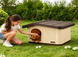 Pawz Plastic Dog Cage Kennel for Small Dogs with Vent PT1337-60-AU