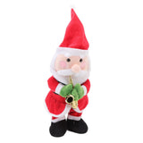 Electric Music Christmas Toy Doll 8 Songs Continuous Play Dancing Singing Glowing Swinging Plush Toy V1294-YM0718-3115220091911