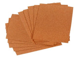 10Pcs Chocolate Cork Board Tiles Protective Wall Board for Reminder Messages V1369-AZ3-W-20237