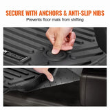 Automotive Floor Mats Fits for Chevrolet Silverado/GMC Sierra 1500 3 pcs V952-KCDBDXFLSILVY37NOV0