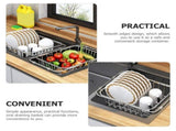 Back to School Kitchen Utensils Drying Out Rack Dish Holder for Sink Stainless Steel Drainage 1Pack V1366-AZ2-W-20492