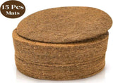 15 Packs Pigeon Nest Pads, Bird Breeding Mat for Chicken, Natural Coconut Fiber Egg Mat, Nesting V1259-DP01-A-915