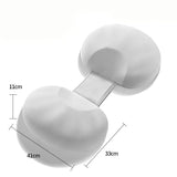 Grey Memory Foam Pregnancy Pillow for Side Sleeping, Adjustable Maternity Belly and Back V888-ELOSUNG54142
