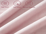 Blush Pink Throw Pillow Covers for Couch Bed Sofa Decorative Pillow Covers 16x16 Set of 2 Soft V1189-WXFWAL-20260319-00511