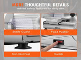 Meat Slicer, 180W Electric Deli Food Slicer with 7.5" SUS420 Stainless Steel Blade and Blade Guard, V952-JYDRQPJ180WJFCEOPV3
