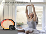Smart night light lamp, Wake Up Light for bedroom,Smart alarm clock with Bluetooth APP and Remote V1369-AZ3-W-07347