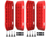 X-BULL Recovery tracks 10T 2 Pairs/ Sand tracks/ Mud tracks/ Mounting Bolts Pins Gen 2.0 -Red V211-AU-ST001XBP001-2