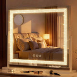 Embellir Makeup Mirror 60x50cm 360 Rotatable Vanity Mirror with Lights Crystal LED MM-E-FRAME-5060LED-CR-ZJ