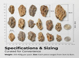 Natural Rocks Dragon Stone, 0.8lbs Decorative Rocks for Miniature Terrariums,Fairy Gardens, Bonsai, V1192-AZ-W-17459