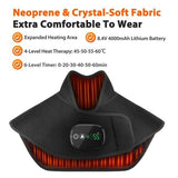 Wireless Heating Shawl Shoulder And Neck Heat Wrap Type-C Rechargeable Shawl - Black - Size 01 V1102-110-68669-BLK-01