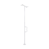 VEVOR Floor-to-Ceiling Transfer Pole 136kg Capacity for 2.14-3.05m Ceiling White V952-LDSAQFSBS710R8PPAV0