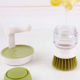 Palm Brush Upgraded,dish Brush Kitchen Soap Dispensing Brush With Storage Stand Dishes Mini Soap V1263-JX-1940
