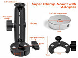 Pole Clamp for Starlink Mini, Adjustable Mount & Adapter Aluminum Alloy Pipe Adapter for V1181-ZY012
