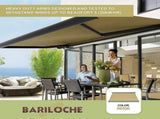 4.0m x 3.0m Retractable Folding Arm Awning Heavy Duty Full Cassette Motorised V63-821213