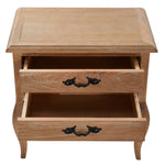 Bali Bedside Table 2 Drawers Storage Cabinet Shelf Side End Tables Oak V315-VHNB-ESTE-03