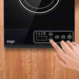 SOGA 35.5cm Cooktop Electric Smart Induction Cook Top Portable Kitchen Cooker Cookware COOKTOPC20A1