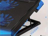 Laptop Cooling Pad Five-Core Cooling Foldable Stand Adjustable Stand Laptop - Blue - Size Universal V1102-889-188942-BLU-UNIVERSAL