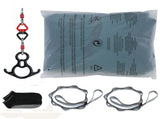 Aerial Silk & Yoga Swing, 10 m Length, Aerial Yoga Hammock Kit with 100gsm Nylon Fabric, Full V952-DCK10X28MMLCZSF51V0