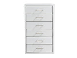 Levede 6 Drawer Office Cabinet Drawers White HO0403-WH
