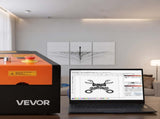 45W CO2 Laser Engraver, 300 x 200 mm, Desktop CO2 Laser Engraver Cutter Machine with Rotary Axis, V952-EYHTJGDKJTMS7FYAW001V3