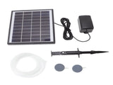 Solar Oxygen Pump 10V 6W Shockproof Small Lightweight Solar Water Air Pump for Fish Tanks Aquariums V1294-YM0717-3111220229411