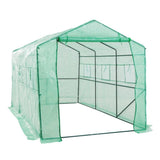 Garden Greenhouse Walk-In Shed 3.5x2x2M PE Apex V274-GN-GH352020T-GN