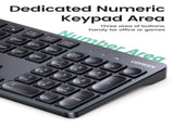 UGREEN 90250 104-Key layout 2.4G Wireless Keyboard V28-ACBUGN90250