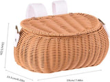 Bicycle Basket - Wicker Basket - Handlebar Basket - Front Basket - Small Basket V1189-WXF-260203-00518