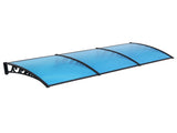 Instahut Window Door Awning 1mx3m Blue AWN-PC6-1X3-BL