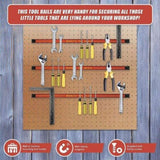 3 x 61cm Magnetic Wall Mounted Tool Holder Storage Organiser Garage Workshop V63-831781