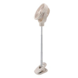 Oscillating Desk Clip On Fan Telescopic 4 Speeds Quiet USB Rechargeable Portable Small Stand Fan V1294-YM0901-3113240113511
