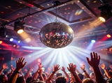 Silver Mirror Disco Ball Hanging DJ Party Decor V63-955211