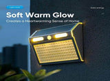 Solar Powered Motion Sensor Wall Light with Dual-Head LED Spotlight, IP65 Waterproof Outdoor V1341-ZY-BGQ7DJCU-3PCS
