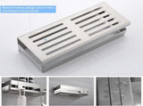 Stainless Steel Shower Rack - No Drilling Required - Wall Rack - Shower Rack - Shower Rack V1188-MS101-02466-1