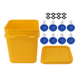 Automatic Chicken Waterer Cup with 12L Handheld Barrel Poultry Drinking Equipemnt for Goose Duck V1294-YM0706-3111230182713