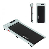 Everfit 3 in 1 Walking Pad Treadmill 12% Incline Under Desk Treadmills for Home Gym 38cm Belt Green TMILL-380-2INC-GN