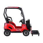 Rigo Kids Electric Ride On Car Forklift Loader Toys Cars Horn Remote 12V Red RCAR-FORKLIFT-RD