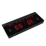 LED Wall Decorative Black Frame Elegant Style Hanging Holes Digital Display Electric Desk V1294-YM0715-3115220045113