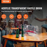 Acrylic Raffle Drum, Holds 2500 Tickets or 100 Raffle Balls, Professional Raffle Ticket Spinning V952-CJGSL12YC0007VKLTV0