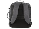 Pierre Cardin Mens Travel & Business Backpack with Built-in USB Port - Grey V563-PC3626-GREY