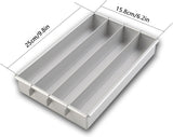 chrox Rectangle Cake Pan, Adjustable Battenberg Cake Mold Square, Multi-Function Cake Mold Baking V1188-ZC-01-129