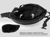 OutdoorMaster Kelvin Ski Helmet - with ASTM Certified Safety, 9 Options - for Men, Women & XFOM-SKIHELMET-WHITEL-CN