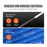 Bed Tent, Pongee Fabric, 2 Doors Breathable Dream Tent with 8.5 mm Fiber Poles on Bed Privacy, Full V952-FXCSZPSMLLM76FPA6V0