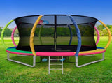 Everfit 12ft Trampoline Rebounder for Kids TRAMPO-C-C12-MC-AB