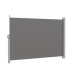 Instahut Side Awning Sun Shade Outdoor Retractable Privacy Screen 2X3M Grey AWN-B-SIDE-FC-200-GREY