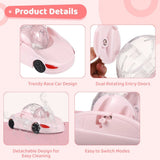 Hamster Exercise Wheel, Hamster Car Running Wheel, Funny Exercise Wheel with Transparent Ball, 3 V1369-AZ3-W-08682