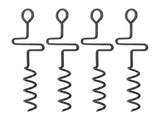 4PCS Spiral Tent Tacks Iron Stable Spiral Type Heavy Duty Spiral Tent Stake for Tent Trampolines V1294-YM0703-3111230089811
